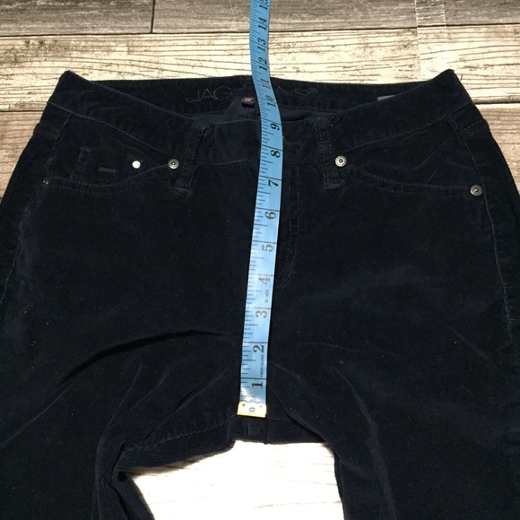 Jag Jeans Mid Rise Straight Leg Corduroy Pants Women’s 4P Navy Blue (Inseam 27) - Picture 3 of 10